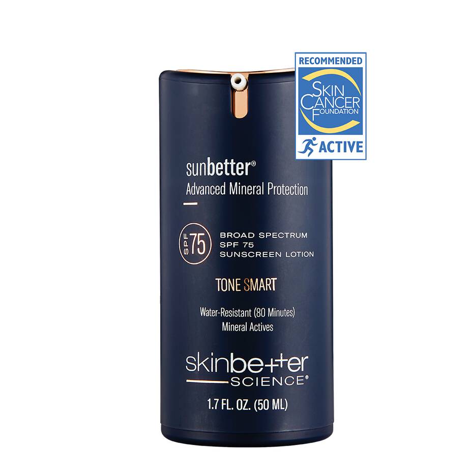 75 Sunscreen sunbetter TONESMART SPF 75 Sunscreen Lotion from Skinbetter | Vitality ...